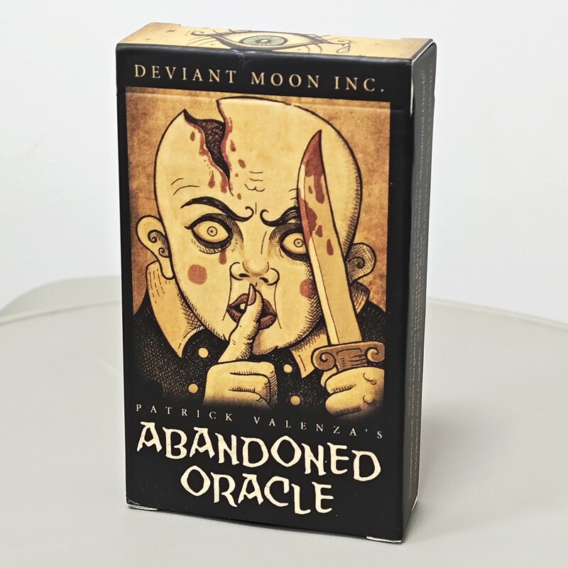 Abandoned Oracle Card abandoned oracle 52 10.5*6cm Double-sided Embossed Halloween Cross-border