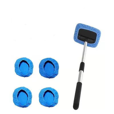 Car cleaning tools and Defogging Brushes, Factory Wholesale - 1-set-5-blue-cloth-covers-square-plate