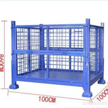 浙江本地实力源头厂家专业仓储笼温州铁质周转箱耐用储物钢架笼子