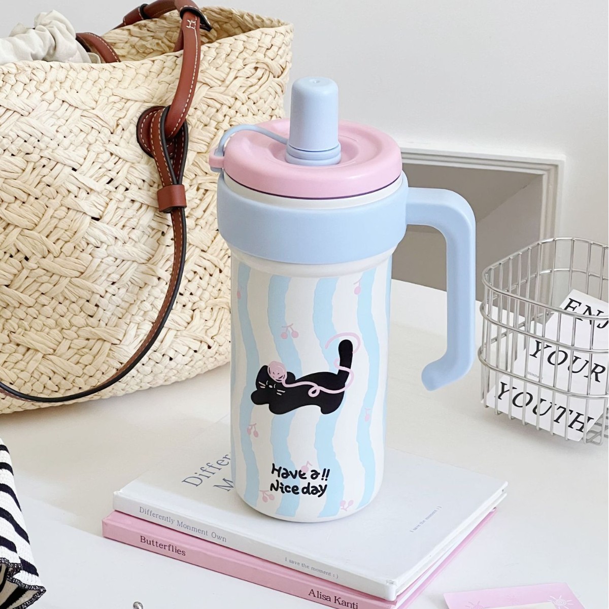 ◑ Gatito blanco-1000ML