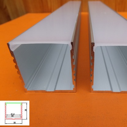厂家批发3535U型led硬灯条外壳线条灯外壳铝型材led灯具外壳套件