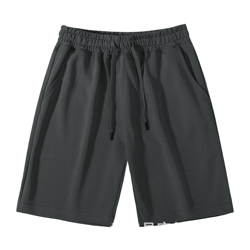 Iron Gray Cotton Shorts