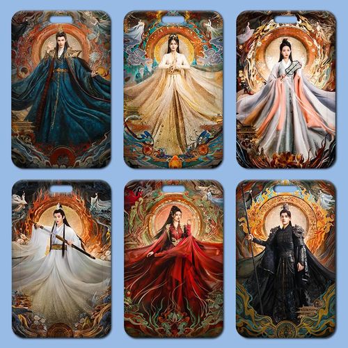 Changyue Jinming card holder wholesale plastic slider student school card meal card name card cartoon work card holder access control