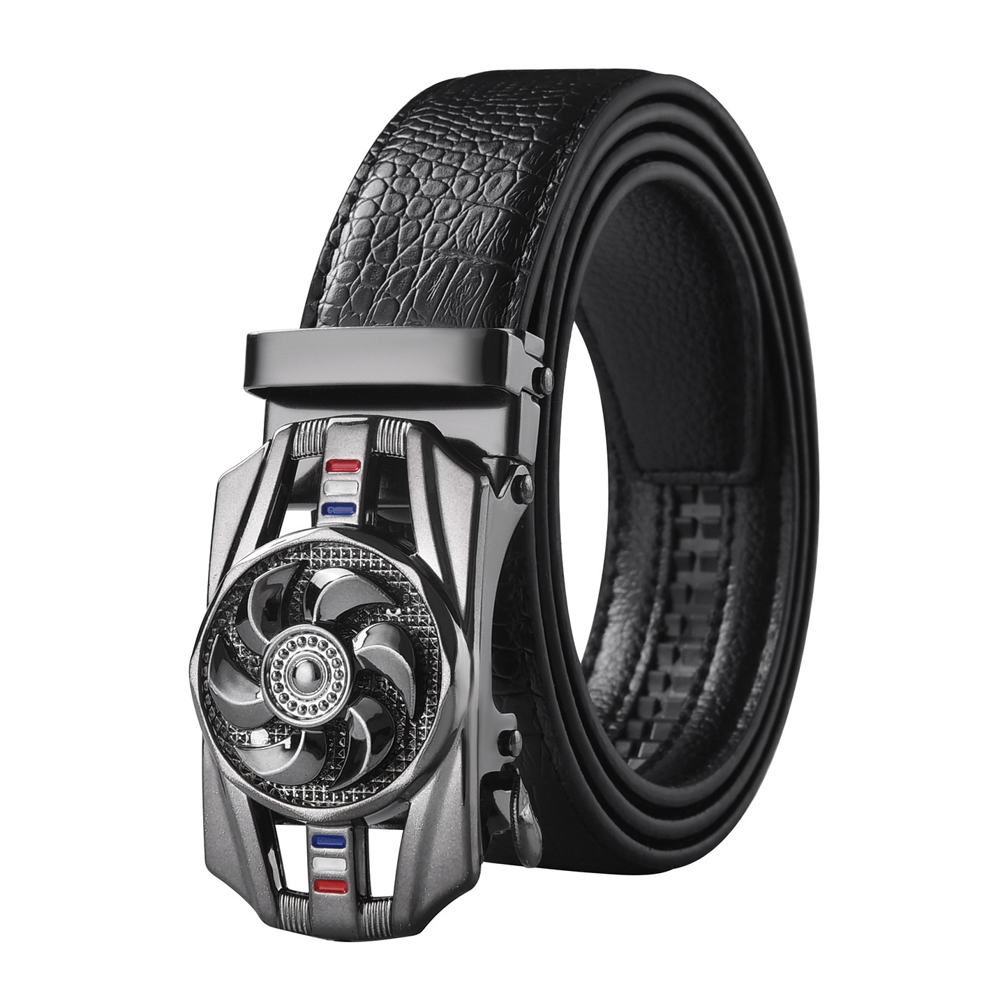 Cinturón negro para la línea de motor del molino de viento tricolor