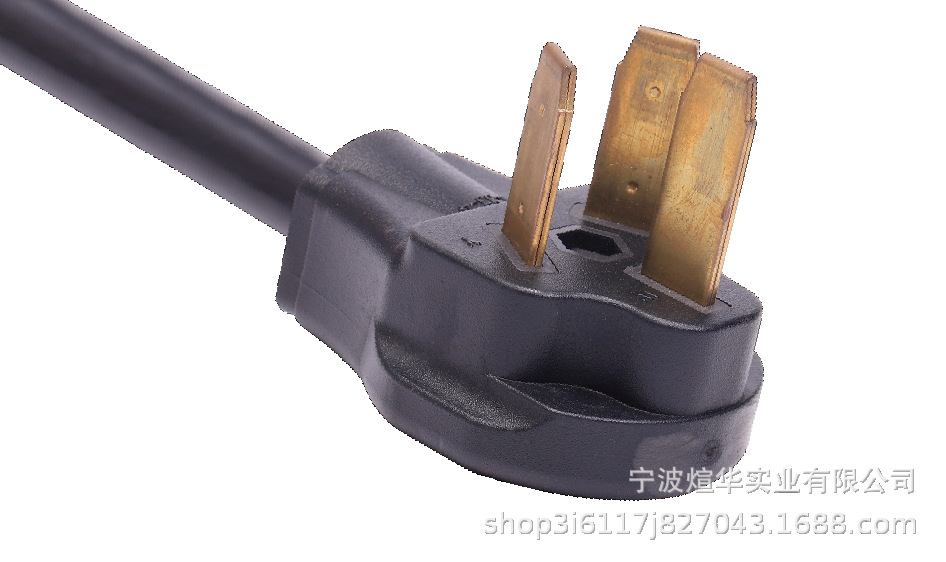 供应XN1050P-B家用电源线美标N10-5OP游艇房车插头干燥器插