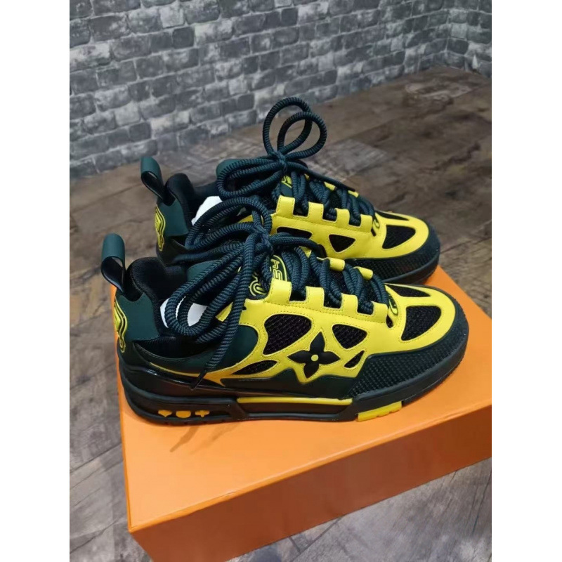 Louis Vuitton Skate Sneaker Green Yellow