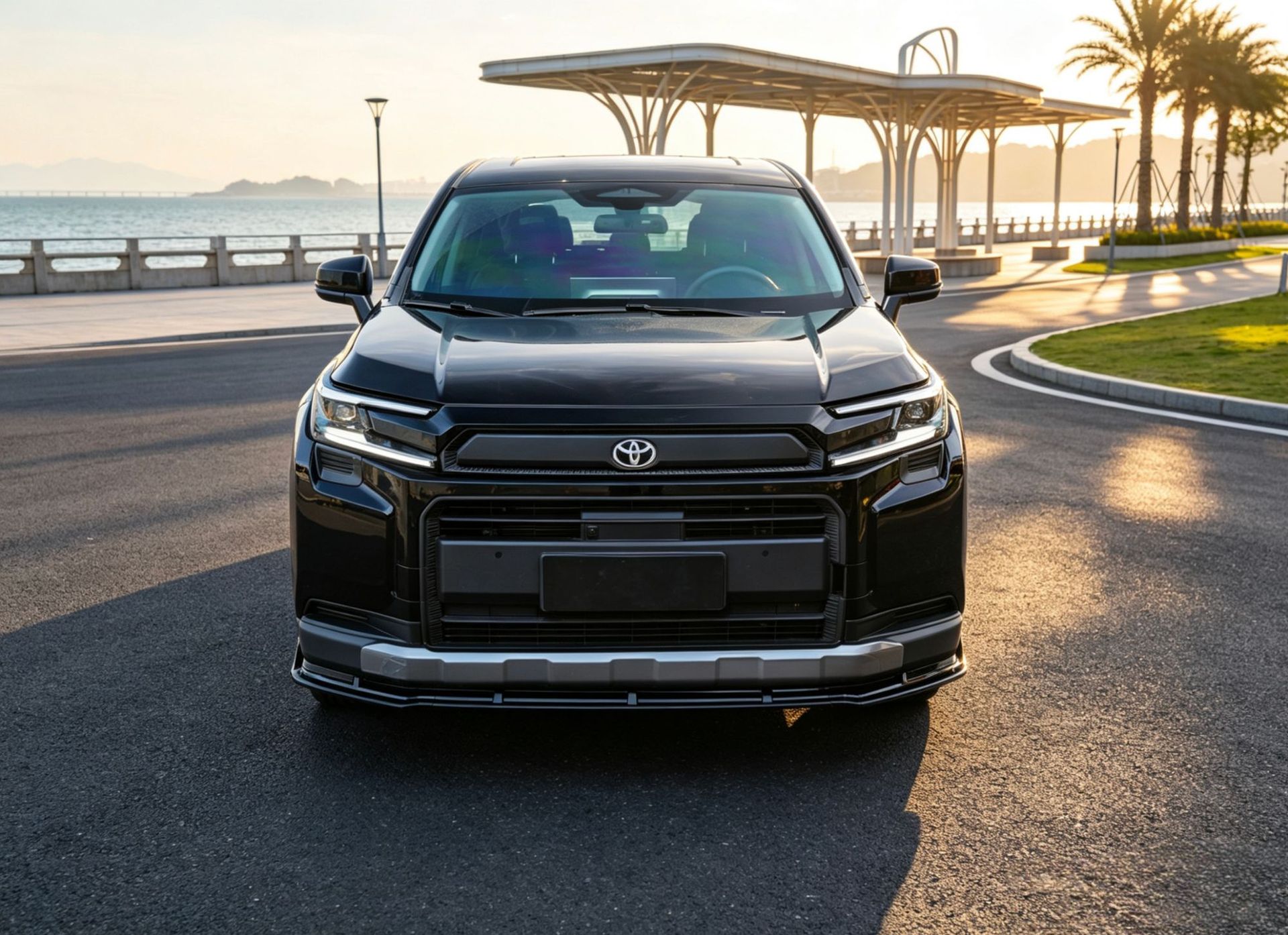 Suitable for 26 Models of Rav4, Rongfang, and Wildlander Modified Front Spoiler, Side Skirts, Rear Bumper, Roof Wing, Rear Diffuser, and Louvered Spoiler