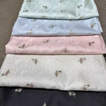 汉服民族服补服面料比甲织金提花小锦鲤色织提花布bjd娃衣9004