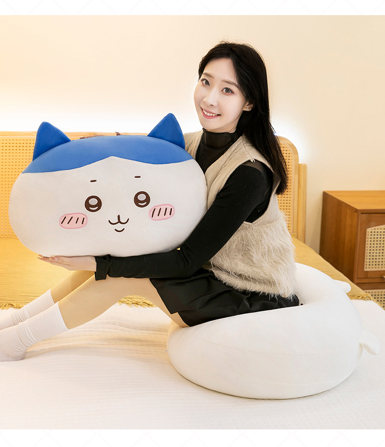 New Cartoon Jiyka Wow Pillow Small Eight Usaqi Doll Plush Toy Pillow chiikawa Women's Gift
