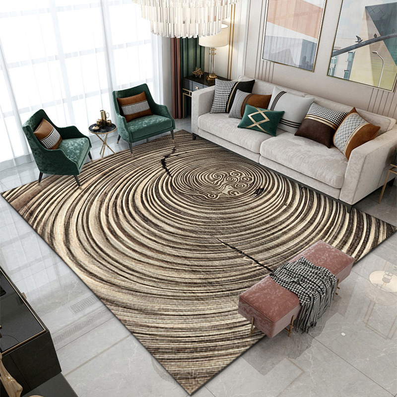 Wholesale Living Room and Bedroom Traditional Chinese Style Bed Runners Office Full Spread Landscape Painted Floor Mats Coffee Table and Sofa Rugs