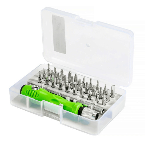 32-in-1 Multi-Home Use Clock & Phone Disassembly & Repair Hardware Tools 7389 Combination Screwdriver Bit Set