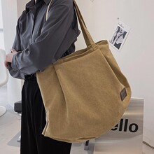 外贸新款大容量托特包包女简约百搭单肩包旅行时尚高级感单肩包