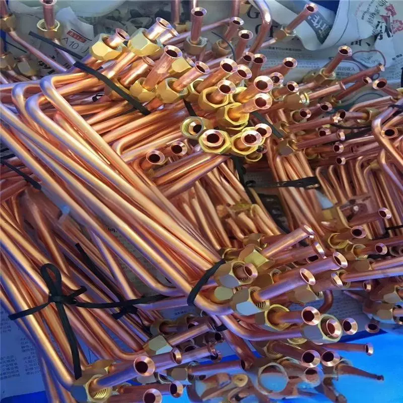 T2紫铜管精密折弯加工定制数控手动弯管异形件防氧化电镀弯管加工