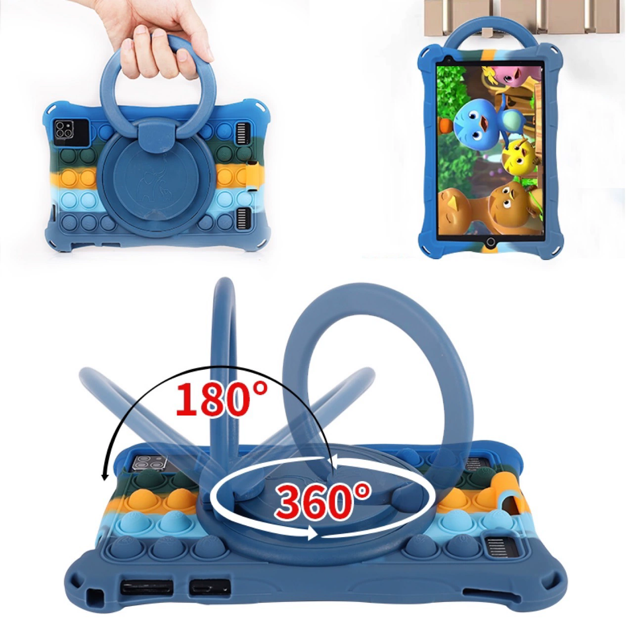 Compatible tablet universal CCTV camera, handheld protective case, tubing, 8inch