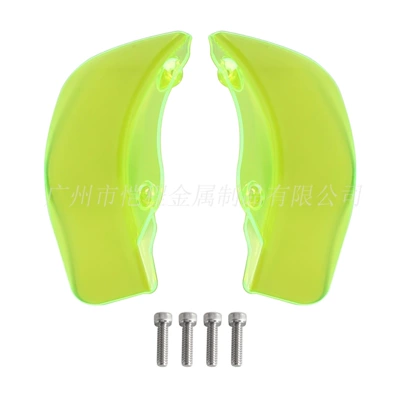 Motorcycle front windshield for Harley Road Glide - green