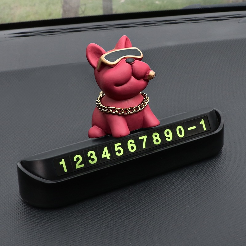 Red bulldog + black press card [high temperature resistant model]