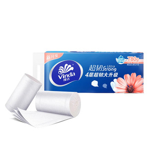 Vinda Super Tough 780g Coreless Toilet Paper 10 Rolls Household Affordable Toilet Paper Wholesale V4143