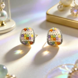 耳钉;项链;耳环