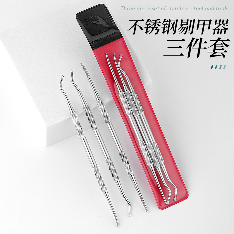 Double-sided manicure tools set stainless steel for manicure for…