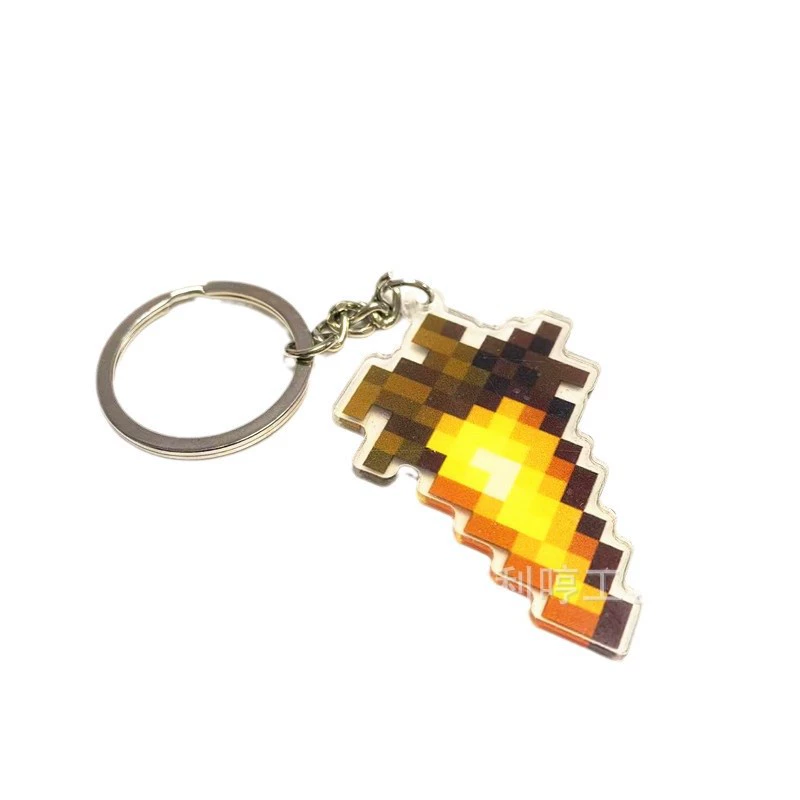 Cartoon acrylic keychain, backpack accessory