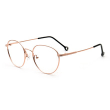 科优米眼镜 新款记忆钛合金眼镜框韩版椭圆形可配近视眼镜K772