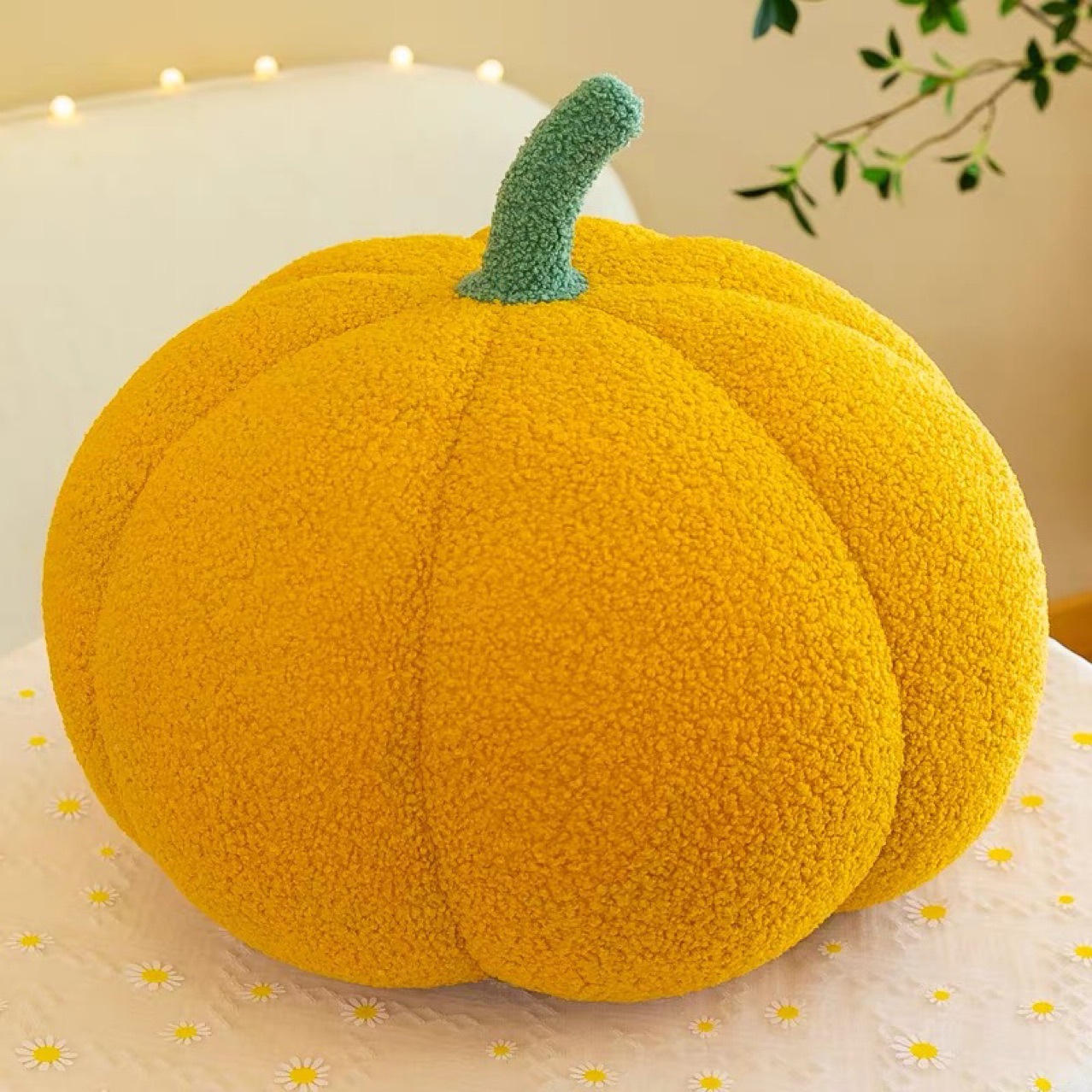 Ins Popular Pumpkin Decorative Pillow Girls Bed Sleeping Pillow Living Room Sofa Super Soft Cushion Bay Window 1