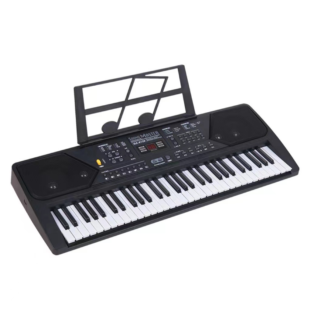 Children's electronic organ toy with microphone piano multi-function 61 key electronic organ musical instrument gift Amazon hot sale