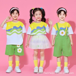 六一儿童演出服啦啦操运动会小学生男女童合唱服幼儿园表演服装
