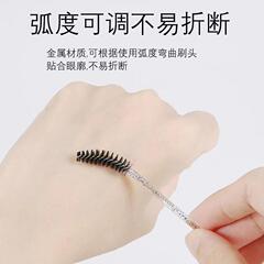 Cross-border disposable eyelash brush, 100 pieces box pack, drum pack, crystal rod, spiral two-in-one eyebrow and eyelash glue roller manufacturer