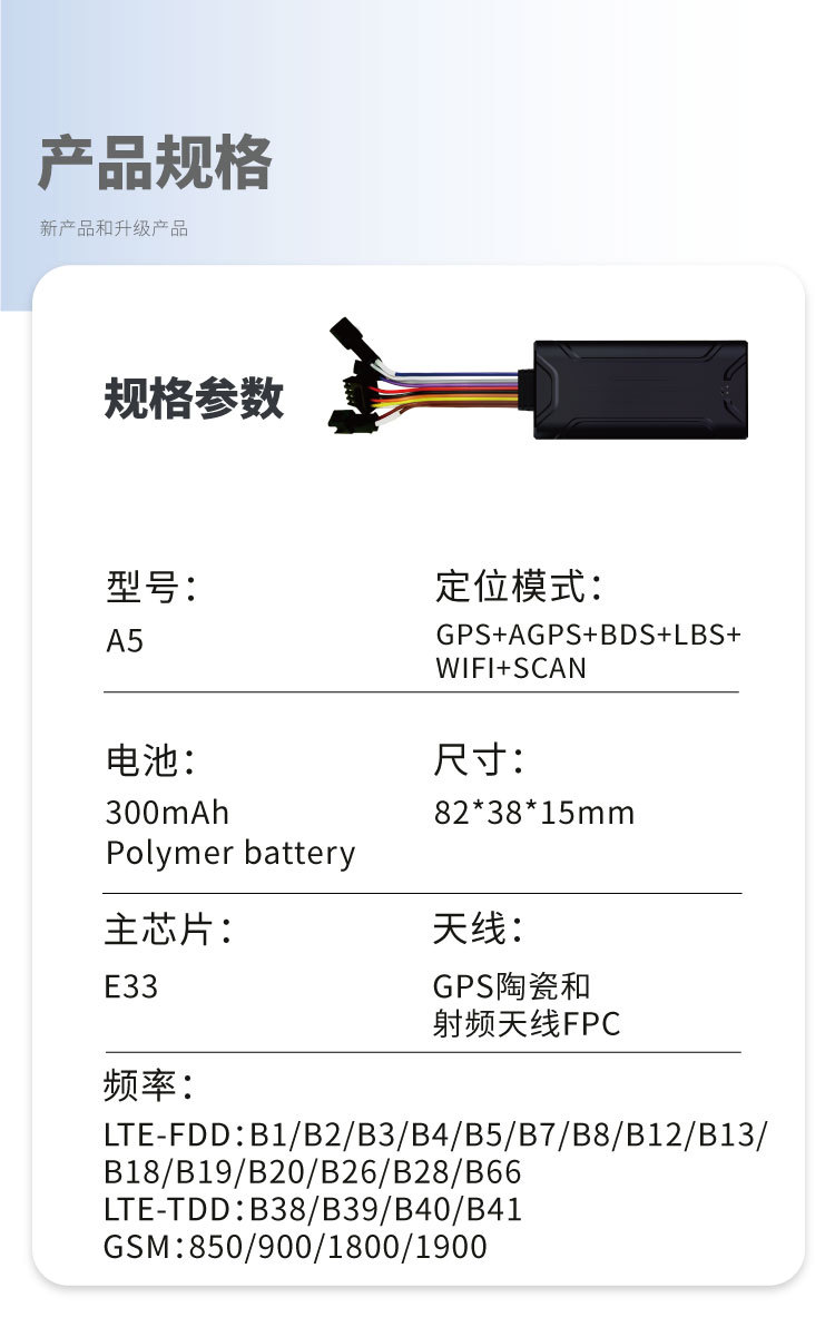 Beidou GPS-Tracker Auto-Motorrad