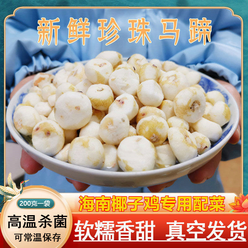 阳江新鲜马蹄火锅食材小众火锅涮菜食材素菜马蹄火锅食材半成品