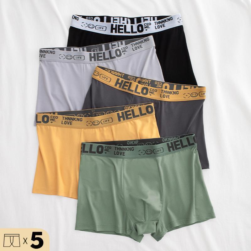 HELLO cinturón de hombre pantalones interiores de cintura media antibacterianos respirables y cómodos para la piel fabricantes de pantalones planos para hombres al por mayor