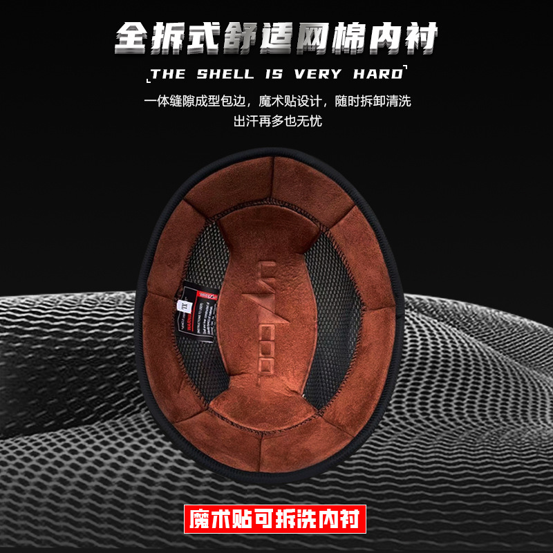 Casco de fibra de carbono certificado 3c personalizado fábrica OEM retro medio casco de motocicleta casco de seguridad motocicleta casco de pala de motocicleta