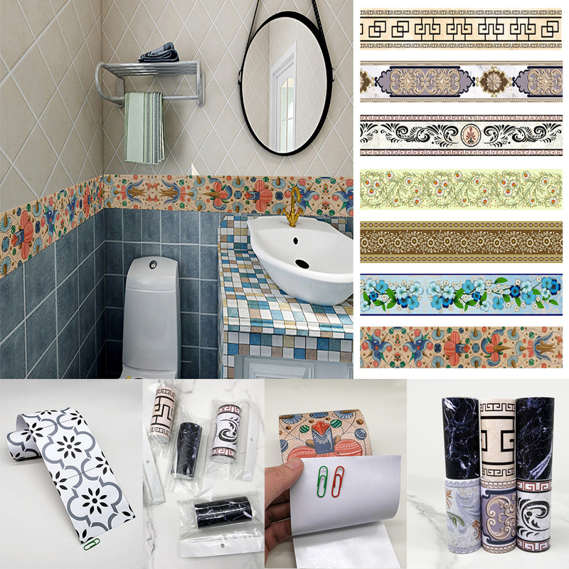 Cross-border foreign trade self-adhesive skirting line waist line decoration strip home decoration floor wall waist line sticker Cross-border foreign trade self-adhesive skirting line waist line decoration strip home decoration floor wall waist line sticker