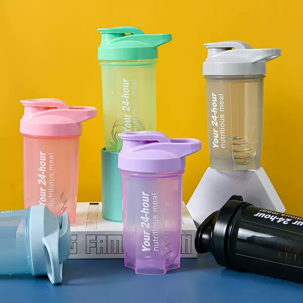 500ml Milkshake Blender Cup 24-Hour Protein Powder Shaker Cup Fitness Sports Portable Large-Capacity Cup