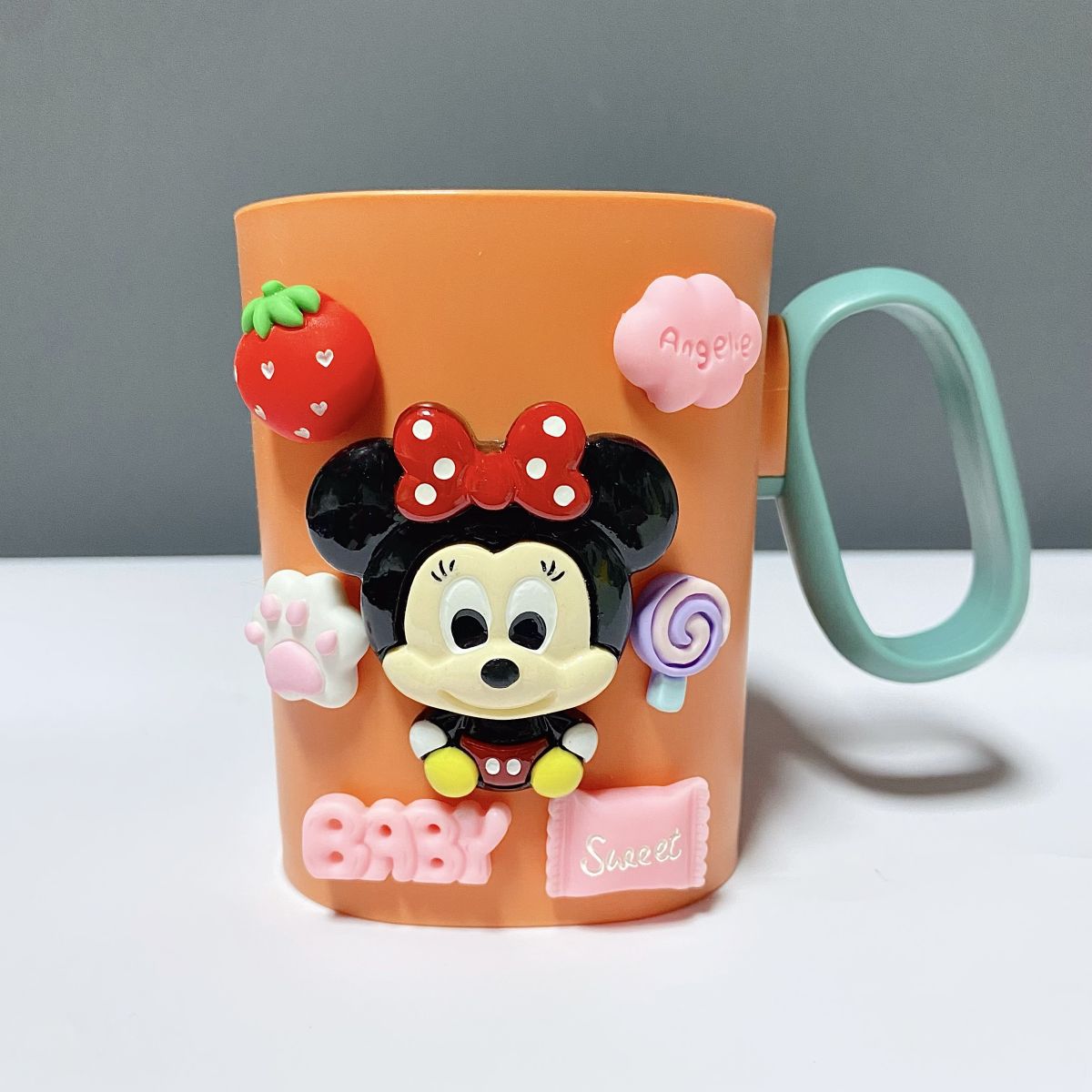 Taza de enjuague bucal taza de cepillo de dientes para niños creativo Red roja taza de cepillo de dientes pareja taza de lavado resistente a la caída niños y niñas estudiante hogar lindo