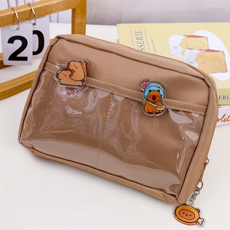 Multicapa panda bolsas de lápiz de gran capacidad para niñas estudiantes de escuela primaria niños de secundaria secundaria niñas de alto valor de papelería caja de lápiz