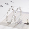 Retro glossy small design earrings, advanced ear clips, European style, trend of season, western style