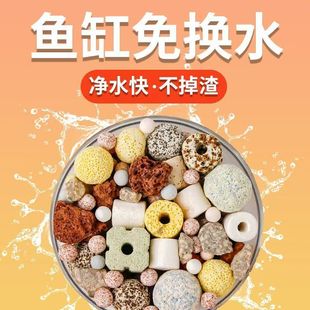Fish tank filter material nano bacteria house fish pond bacteria water purification aquarium filter material super water purification ball ceramic ring