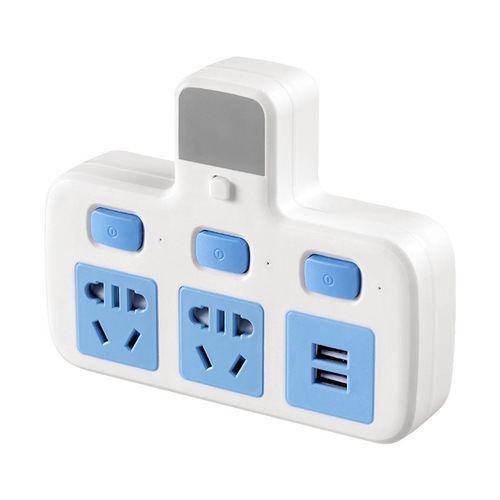 Household one-turn multi-hole wireless power strip intelligent multi-switch conversion socket usb socket multi-function power strip power strip