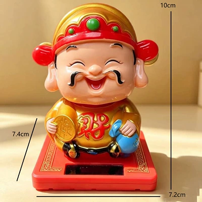 Desktop Ornaments | Car ornaments - color-box-packaging-8006-god-of-wealth-golden