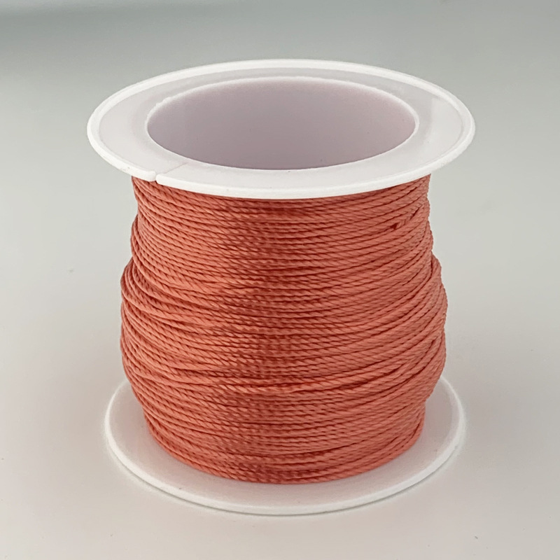 12 hilos de alambre trenzado hilo rojo hilo de color Morandi cuerda trenzada collar cuerda cuerda trenzada a mano material de bricolaje