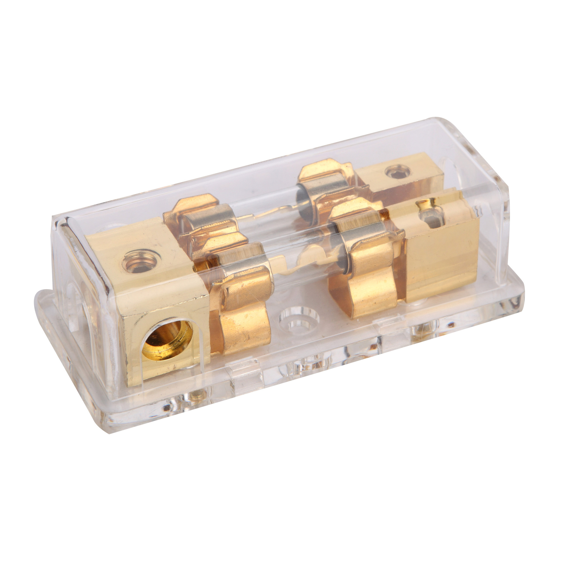 汽车音响保险座透明保险胆座汽车功放保险座音响改装保险座批发