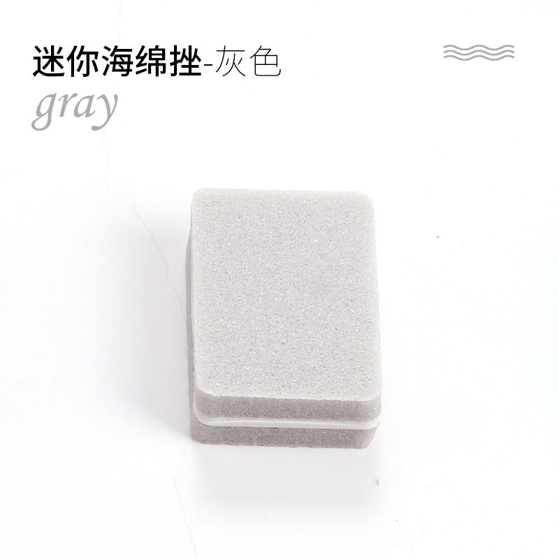 Manicura mini Archivo de esponja tofu bloque de tamaño pequeño esponja pulido esponja lima de uñas de dos lados pulido herramientas de manicura