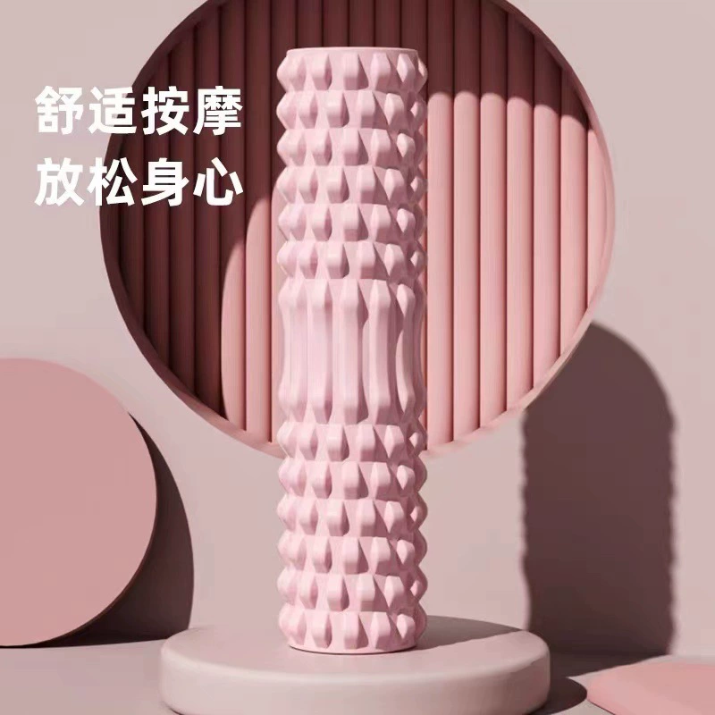 Колонка для йоги пенный вал мышечный релаксер тонкая нога артефакт икры массажный ролик фитнес Булава Langya ролик