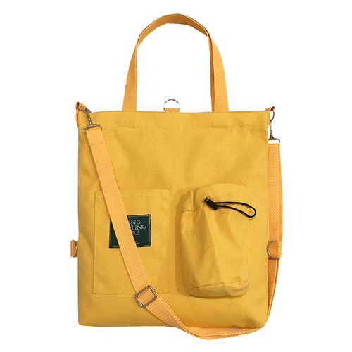 Canvas bag women's cross-body student handbag tutoring bag handbag book bag Japanese girls literary canvas