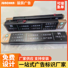 吊牌灯箱广告牌地铁商场指示牌地下车库导向标识牌超市区域分类指