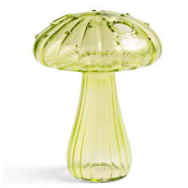 田园风蘑菇香薰瓶家居水培插花花器创意装饰简约玻璃花瓶桌面摆件