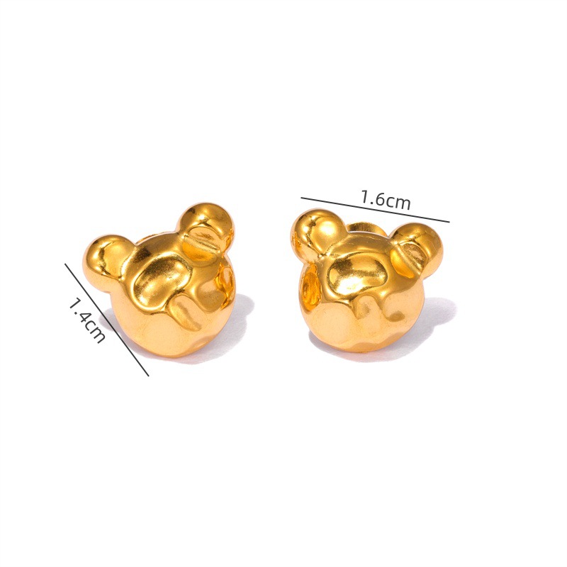 8g Weight 304 Stainless Steel Ear Needle Material Ear Studs Classification 1 Pair Quantity Holiday, Travel, Selfie Occasion 304 Stainless Steel Material Heart Shape, Flower Pattern Women's Gender Plating Design Elegant, Simple Style, Streetwear Style 1 Pair Elegant Simple Style Streetwear Heart Shape Flower Plating 304 Stainless Steel Ear Studs 11