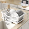 White quick dry drying rack, bath sponge, storage system, increased thickness, 1 pieces